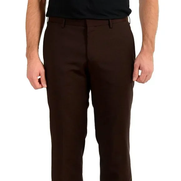 slim fit dress slacks Athletic Fit Stretch Suit Pants main image 0